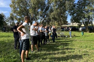 Sadzenie w Sadzie Miejskim w Koninie