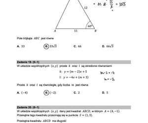 Matura 2025: matematyka 6.05.2025. ODPOWIEDZI z matematyki. Zobacz rozwiązane zadania [Formuła 2015]