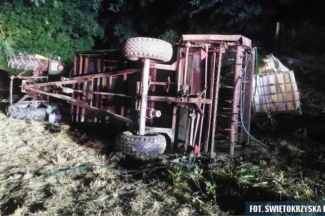  Śmiertelny wypadek w gospodarstwie, 45-latek przygnieciony przez ciągnik