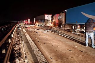 Wypadek busa z Polakami