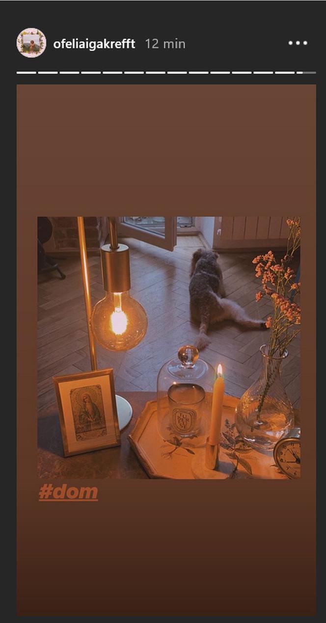 Iga Krefft (Ula z M jak miłość) na Instagramie pokazała mieszkanie