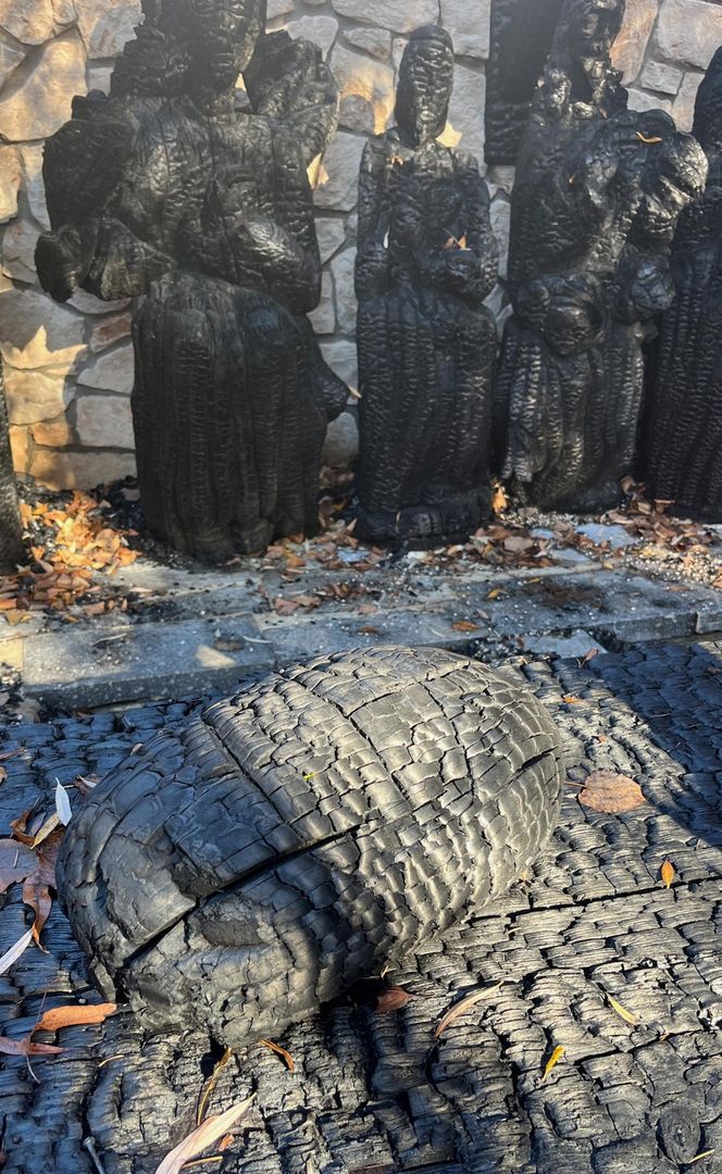 Bestialski akt wandalizmu w Lublinie. Podpalili rzeźbę „Ostatniej Wieczerzy”. Straty na 70 tys. złotych