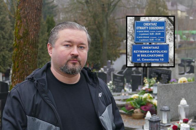Drożyzna na cmentarzu w Bełchatowie