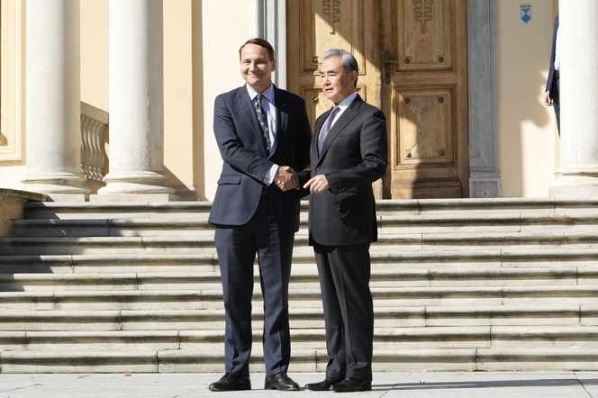 Chiński minister Wang Yi w Warszawie