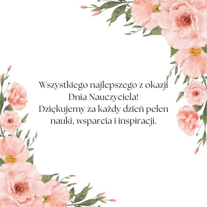 Kartki i życzenia na Dzień Nauczyciela 2025