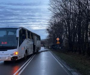 Wypadek autokaru w woj. lubelskim. Są ranni