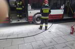 Pożar autobusu na ul. Jagiellońskiej