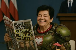 Joanna Senyszyn jak imperatorka. Memy zalewają internet