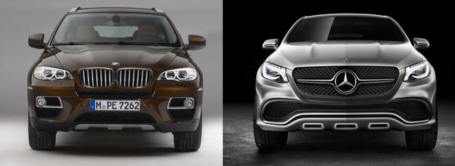 Mercedes-Benz Concept Coupe SUV kontra BMW X6