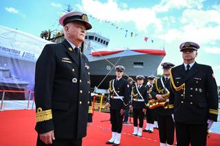  Niszczyciel min ORP Jaskółka został ochrzczony i zwodowany