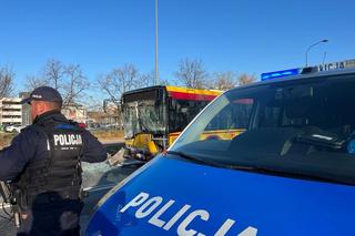 Wypadek autobusu w Warszawie