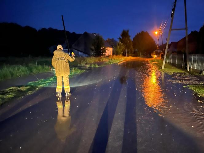 Burze przeszły przez województwo śląskie. Blisko 200 interwencji strażaków. Najwięcej w powiecie raciborskim