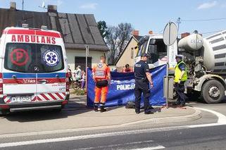 Śmiertelny wypadek w Konstantynowie Łódzkim. Nie żyje kobieta potrącona przez ciężarówkę