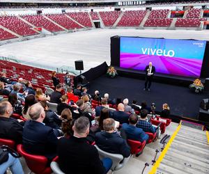 Stadion PGE Narodowy w Warszawie podczas Targów Książki i Mediów VIVELO w 2023 r.