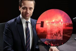 Bosak pokazał transparent z Marszu Niepodległości 2025. Posłanki reagują