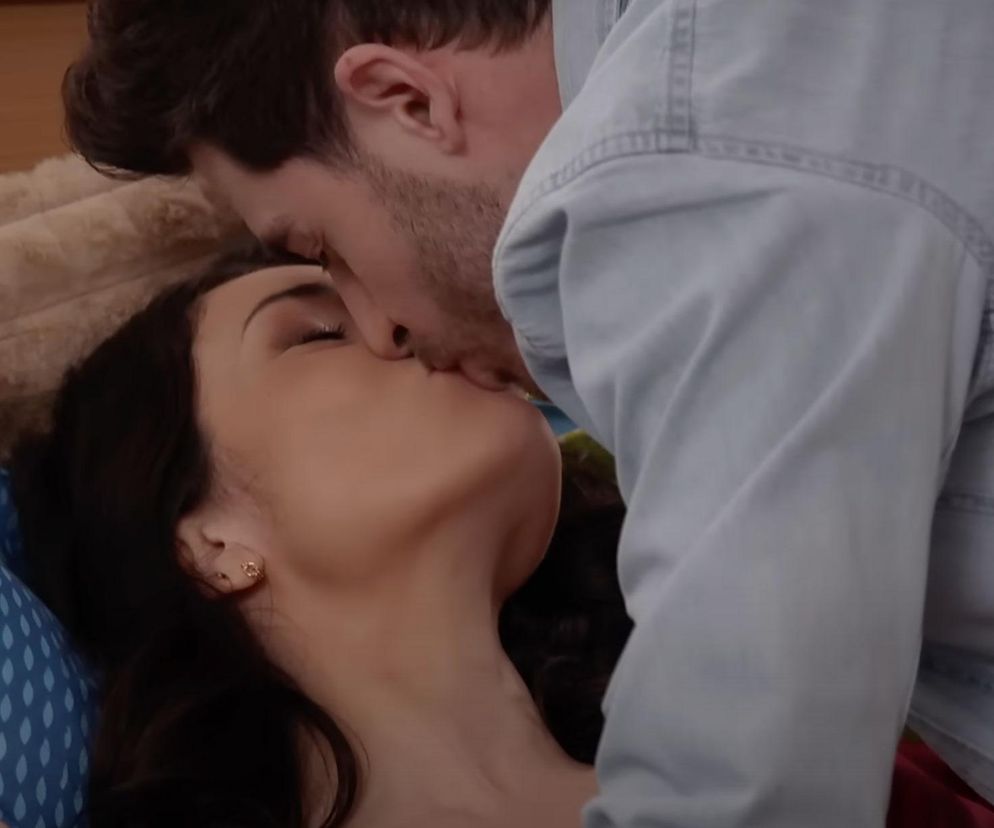 Pierwsza miłość. Kacper (Damian Kulec), Basia (Anna Jarosik) 