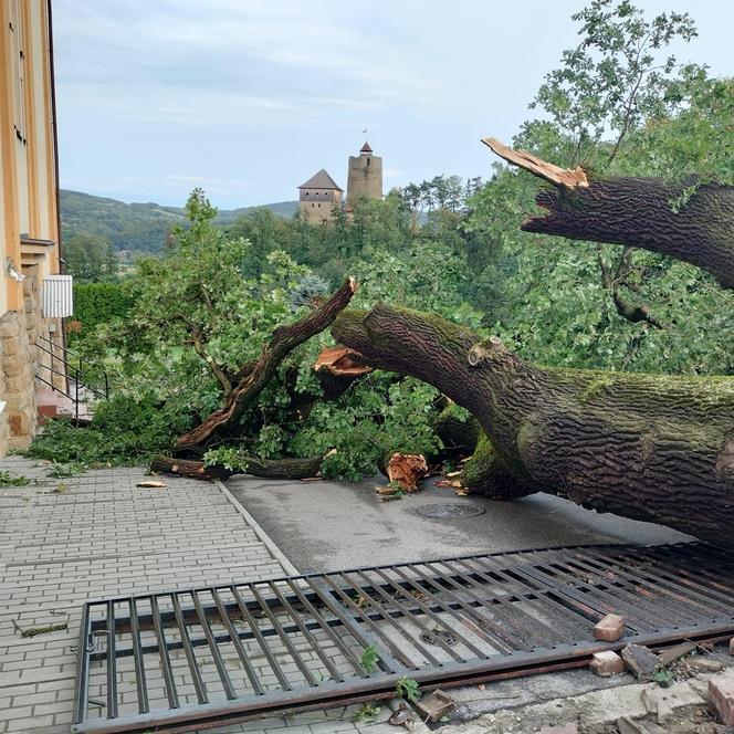 Potężne nawałnice przeszły przez powiaty brzeski i bocheński