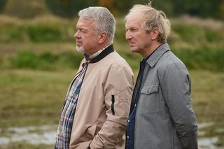 Pierwsza miłość, odcinek 3929: Śmiałek (Paweł Okoński) i Seweryn (Mirosław Kropielnicki)