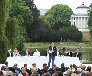 Marta Nawrocka na Narodowym Czytaniu