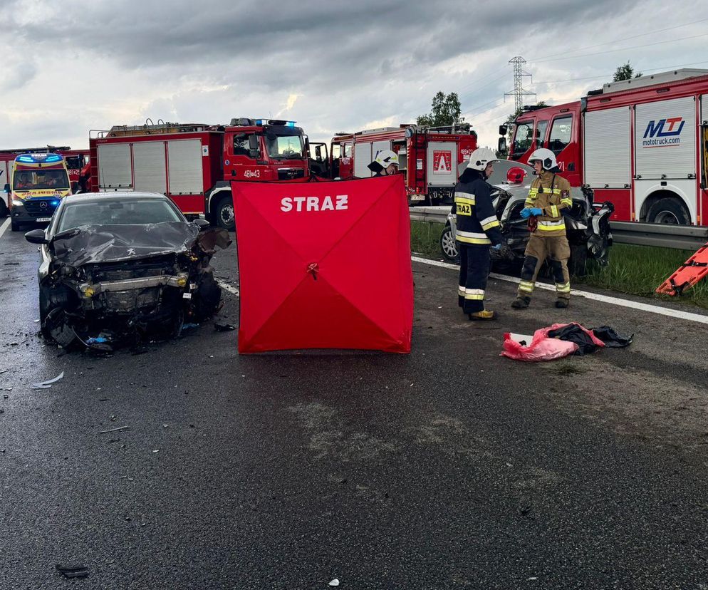 Groźny wypadek na S7! Droga zablokowana