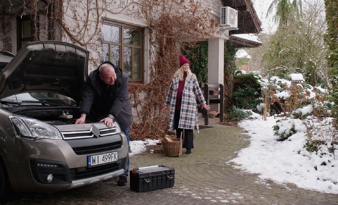 	M jak miłość odc. 1854. Jagoda (Katarzyna Kołeczek), Tadeusz (Bartłomiej Nowosielski)