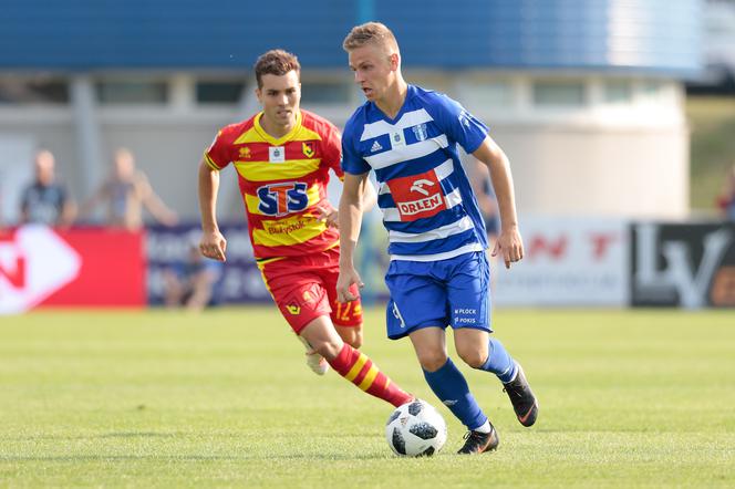 Mateusz Szwoch strzelił jednego z goli w jesiennym meczu Wisły Płock z Jagiellonią (3:1).