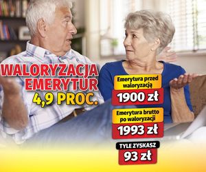 waloryzacja 4,9 proc. 2026