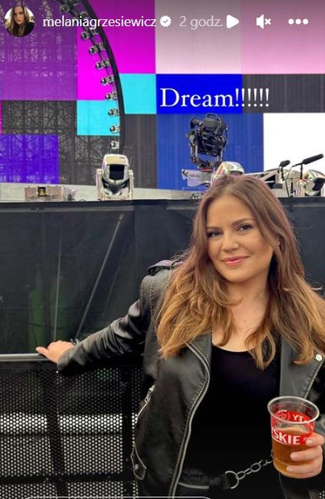 Melania Grzesiewicz (Anita w M jak miłość) na koncercie Beyonce