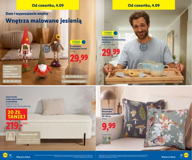 Jesienne promocje w Lidlu