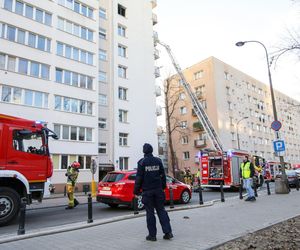 Pożar w bloku na Złotej w Warszawie (13.12.2024)