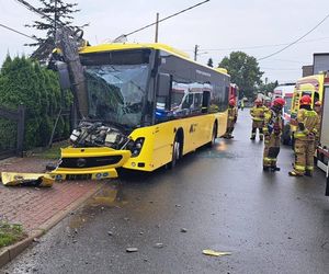 Wypadek autobusu w Tarnowskich Górach