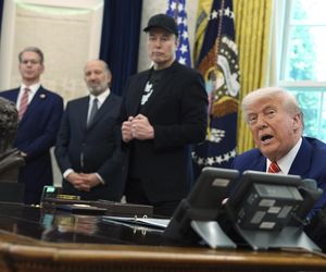 Elon Musk w Białym Domu z podbitym okiem 