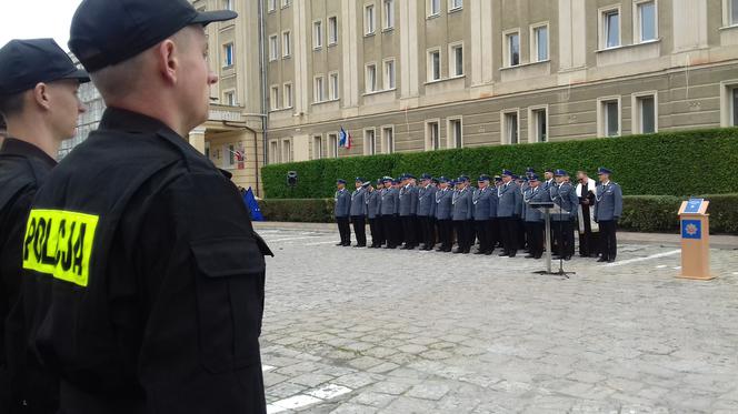 Ślubowanie nowych policjantów z Lubelszczyzny