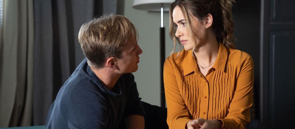 Na dobre i na złe odcinek 722, Michał (Mateusz Janicki), Hania (Marta Żmuda Trzebiatowska)