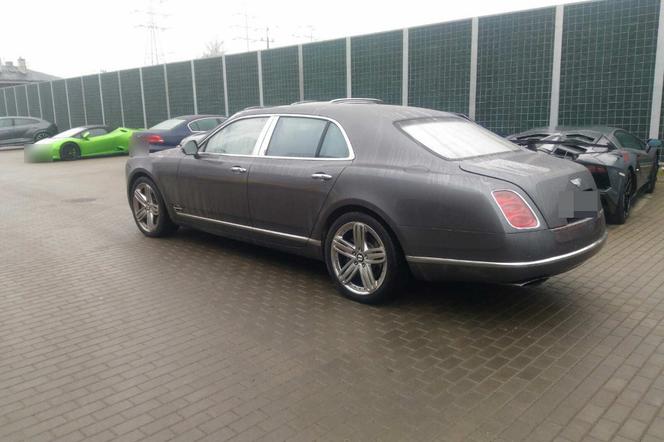 Skradziony Bentley Mulsanne odnaleziony w Warszawie
