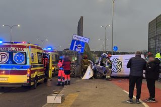  Warszawa. Wypadek na ul. Marsa. Zderzenie sześciu pojazdów [ZDJĘCIA]