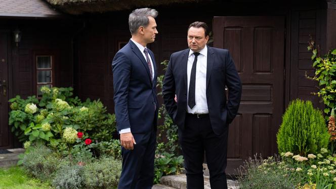 Na dobre i na złe odc. 830. Andrzej Falkowicz (Michał Żebrowski), Daniel (Rafał Ostrowski)