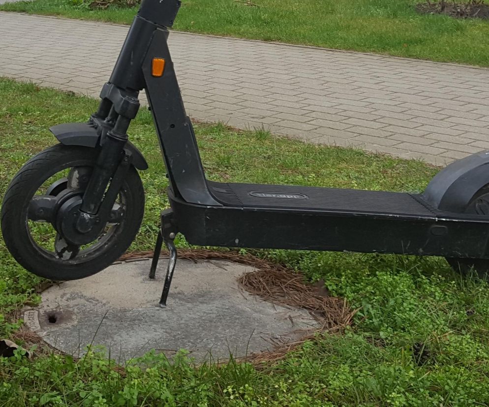 Ukradł hulajnogę, dziecinnie się tłumaczył 