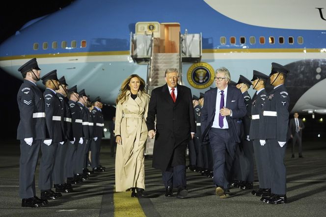 Donald Trump dziś spotka się z królem! Prezydent już w Wielkiej Brytanii