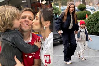 Marina Szczęsna z synem w wypasionym mercedesie. Tak dodawała otuchy mężowi [ZDJĘCIA PAPARAZZI]