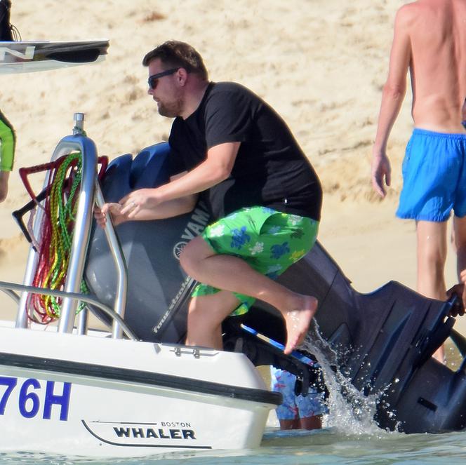 James Corden na wakacjach z rodziną - styczeń 2017
