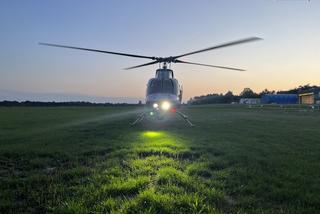 Policyjny śmigłowiec Bell 407GXi krąży nad Katowicami i Gliwicami. Wiemy, dlaczego 