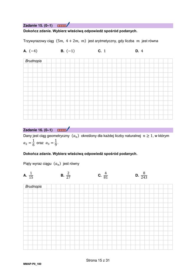 Matura próbna z matematyki. Mamy arkusz zadań CKE 