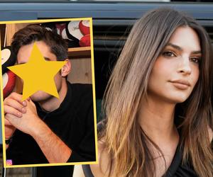 Emily Ratajkowski w namiętnym pocałunku z nowym ukochanym. To jednak nie Brad Pitt 