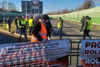 Rolnicy z woj. lubelskiego protestowali, bo mają dość unijnej polityki rolnej. Nie chcą zboża technicznego z Ameryki Południowej