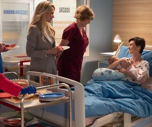 	Na dobre i na złe odc. 958. Blanka (Pola Gonciarz), Agata (Emilia Komarnicka), Stefan Tretter (Piotr Garlicki), Lucyna (Anna Samusionek), Halinka (Joanna Jarmołowicz)