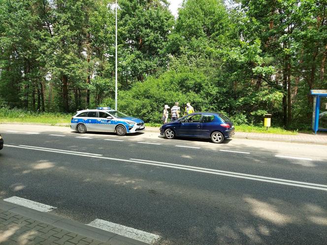 Potrącenie pieszego na ulicy Ostrowieckiej w Starachowicach