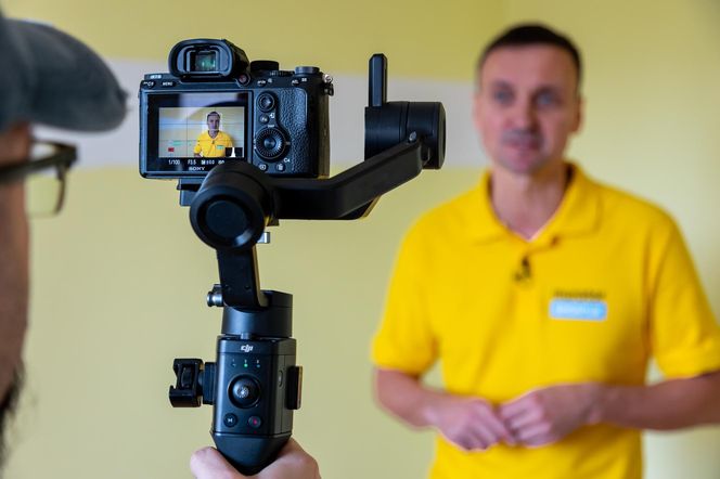 Backstage z nagrania kolejnego odcinka cyklu Murator Remontuje
