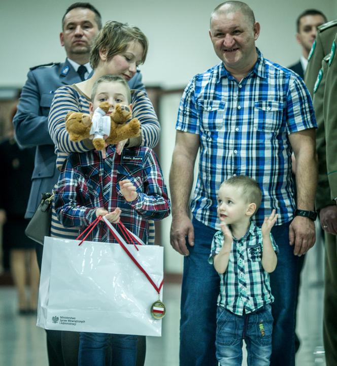 Młody bohater i medal od ministra Błaszczaka