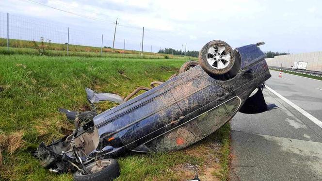 Łódzkie. Wypadek na S8